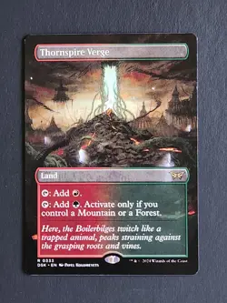Thornspire Verge (Borderless) Duskmourn: House of Horror Regular - Image 1