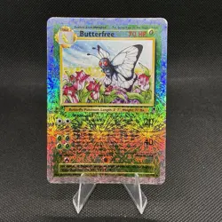 (NM) Butterfree #21/110 Reverse Holo Legendary Collection Vintage Pokemon Card - Image 1
