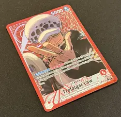 Trafalgar Law - OP14-001 Leader (Alternate Art)The Azure Sea's Seven Foil NM - Image 4