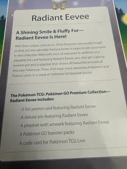 Pokemon Go Radiant Eevee Premium Collection Box 820650850523 - Image 2