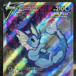 Vaporeon V SWSH181 SWSHSword & Shield Promo Cards English Pokemon TCG CCG - Image 4