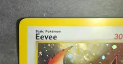 Holographic WOTC Black Star Promotional Pokemon Card: Eevee #11 - Image 2