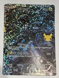 Pokemon TCG Zekrom Celebrations Full Art Holo Classic Collection Card 025/025 - Image 1