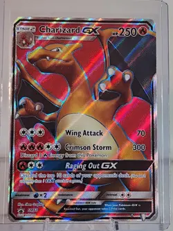 Pokemon TCG: Charizard GX SM60 SM Sun & Moon Black Star Promo Full Art - Image 1