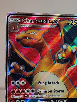 Pokemon TCG: Charizard GX SM60 SM Sun & Moon Black Star Promo Full Art - Image 3