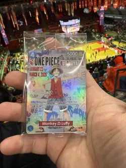 One Piece Monkey D. Luffy US Voyage College Basketball Promo Card Rutgers SEALED - Image 3