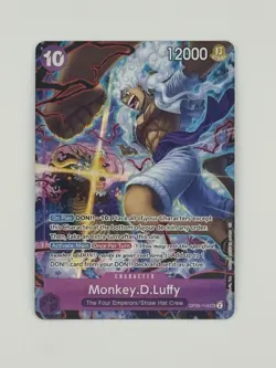 Monkey.D.Luffy OP05-119 2nd Anniversary Promo One Piece CCG TCG - Image 1
