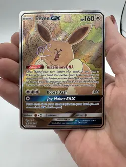 Pokemon TCG Eevee GX Full Art Holo Promo SM211 160HP Beast Card Pokemon - Image 2