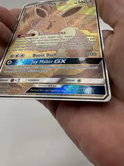 Pokemon TCG Eevee GX Full Art Holo Promo SM211 160HP Beast Card Pokemon - Image 3