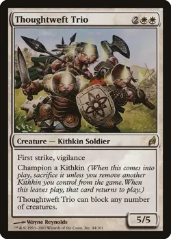 Thoughtweft Trio Lorwyn NM White Rare MAGIC THE GATHERING MTG CARD ABUGames - Image 1