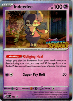Indeedee (#154) - Holofoil SV - Scarlet & Violet Promo Cards NM Pokemon - Image 1
