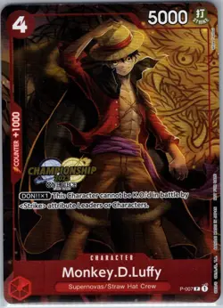 Monkey.D.Luffy (CS 2023 Celebration Pack) P-007 - One Piece Card - NM - Image 1