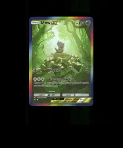 Fan-ART READ DESCRIPTION BELOW HOLO Mew Card Mew Pokemon Card p1 - Image 1