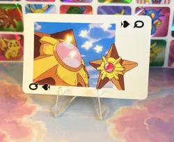 Pikachu Pokemon Vintage Playing Poker Card Charizard Nintendo - Prism Holo Back - Image 3