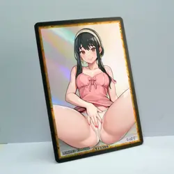 YOR FORGER Waifu Anime Card LIMITED 1/1 Custom TCG Holo T13386 - Image 2