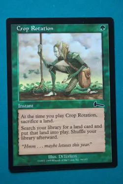 Crop Rotation - MTG - Urza's Legacy - Lightly Played - Magic the Gathering(4) - Image 1