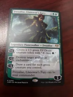 Freyalise, Llanowar's Fury Commander Masters Regular - Image 1