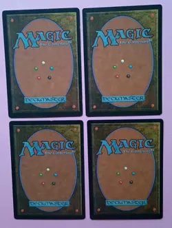 Magic the Gathering MTG Visions TRIANGLE OF WAR X 4 (3 LP/EX & 1 LP/MP) U 1997! - Image 4