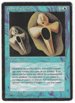 ►Magic-Style◄ MTG - Copy Artifact - French Revised FBB - Played - Image 1