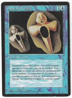 ►Magic-Style◄ MTG - Copy Artifact - French Revised FBB - Played - Image 1