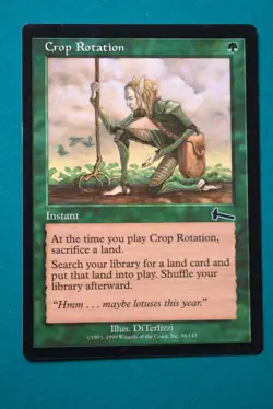 Crop Rotation - MTG - Urza's Legacy - Lightly Played - Magic the Gathering(1) - Image 1