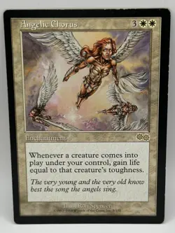 MTG 1998 Urza's Saga - #3 Angelic Chorus - Image 1
