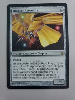 MTG Thopter Assembly Mirrodin Besieged Regular Rare - Image 1