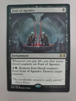 MTG Font of Agonies Ravnica Allegiance Regular Rare - Image 1