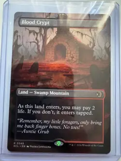 Blood Crypt (Borderless Non-Foil) #0349 Lorwyn Eclipsed NM ENG MTG - Image 1