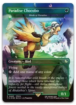 Paradise Chocobo - Birds of Paradise (Borderless) FIC 0483 Foil Promo - Image 1