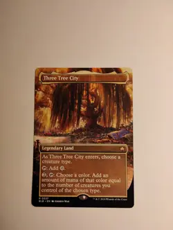 Three Tree City (Borderless) (0339) Bloomburrow Regular - Image 1