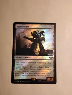 Reaver Titan (Surge Foil) Universes Beyond: Warhammer 40000 Foil - Image 1