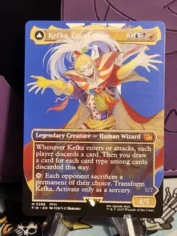 Final Fantasy MTG Kefka, Court Mage M 0398 Regular Mythic Rare (Borderless) 🔥 - Image 1