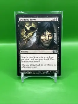 MTG Diabolic Tutor x1- -Magic 2010-Lightly Played - Image 1
