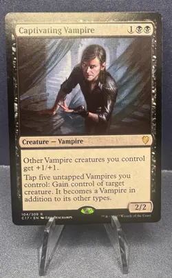 MTG Captivating Vampire Commander 2017 C17 #104 Rare Vampire Tribal NM - Image 1