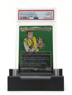 2025 MTG MARVEL'S SPIDER-MAN #0232 AMAZING SPIDER-MAN/PETER PARKER PSA 10 - Image 1
