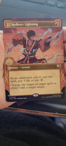 Redirect Lightning (Showcase) [Avatar: The Last Airbender] Near Mint - Image 1