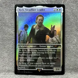 MTG Rick, Steadfast Leader Secret Lair SLD #143 Foil LP Magic the Gathering - Image 1