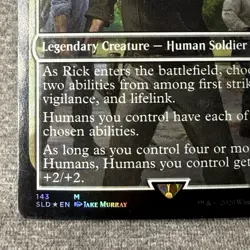 MTG Rick, Steadfast Leader Secret Lair SLD #143 Foil LP Magic the Gathering - Image 5