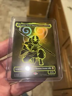 Aang, Swift Savior (Borderless) (Neon Ink Foil) Avatar: The Last Airbender Foil - Image 2