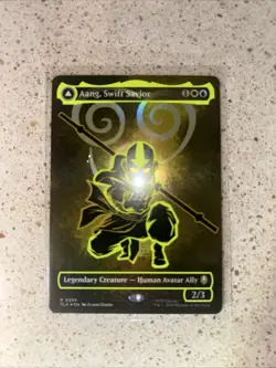 Aang, Swift Savior (Borderless) (Neon Ink Foil) Avatar: The Last Airbender Foil - Image 4