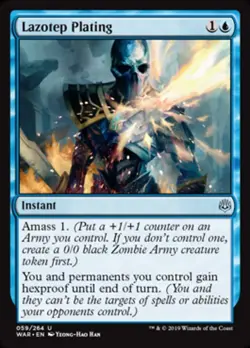 Lazotep Plating x4 4x War of the Spark NM MTG - Image 1