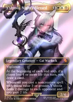 Y'shtola Night's Blessed (Borderless) (Surge Foil) Commander: Final Fantasy Foil - Image 1