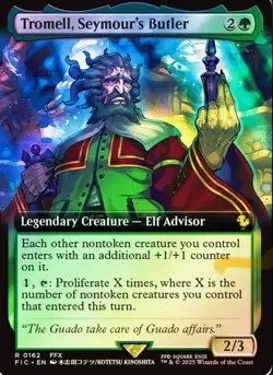 MTG Tromell, Seymour's Butler (Extended Art) Foil NM Commander: FIN Magic - Image 1