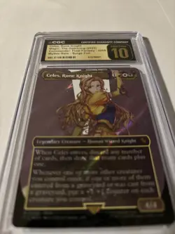 PRISTINE 10! CGC - Celes, Rune Knight (Borderless) (Surge Foil) #0209 - Image 3