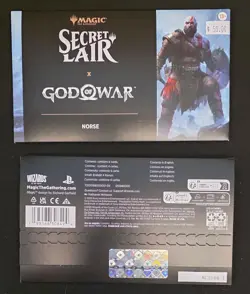 MTG Magic The Gathering Secret Lair GOD OF WAR Norse FACTORY SEALED Non-Foil Ed - Image 1