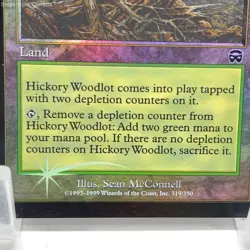 Hickory Woodlot MTG Mercadian Masques Foil Card - #319/350 - ENG - Image 3