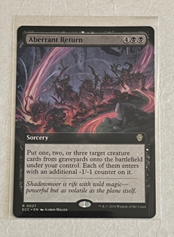 MTG Aberrant Return - Extended Art - Lorwyn Eclipsed #27 - Image 1