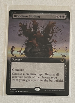 MTG Bloodline Bidding - Extended Art - Lorwyn Eclipsed #359 - Image 1