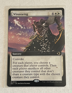MTG Winnowing- Extended Art - Lorwyn Eclipsed #355 - Image 1